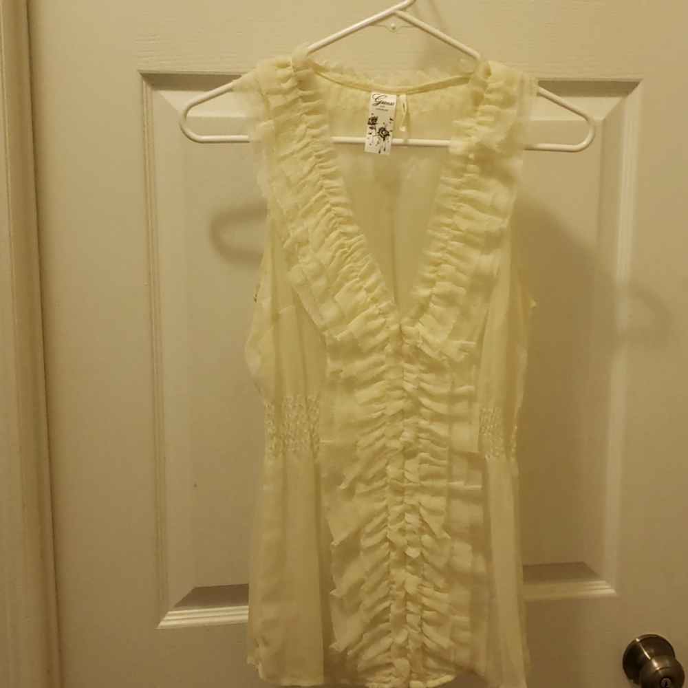 Guess sheer top